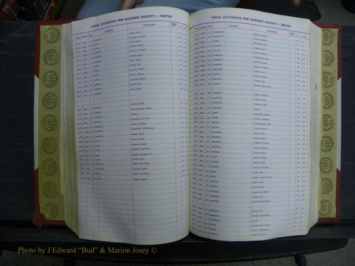 Madison Births, Delayed  + Book 1, A-K 322.JPG