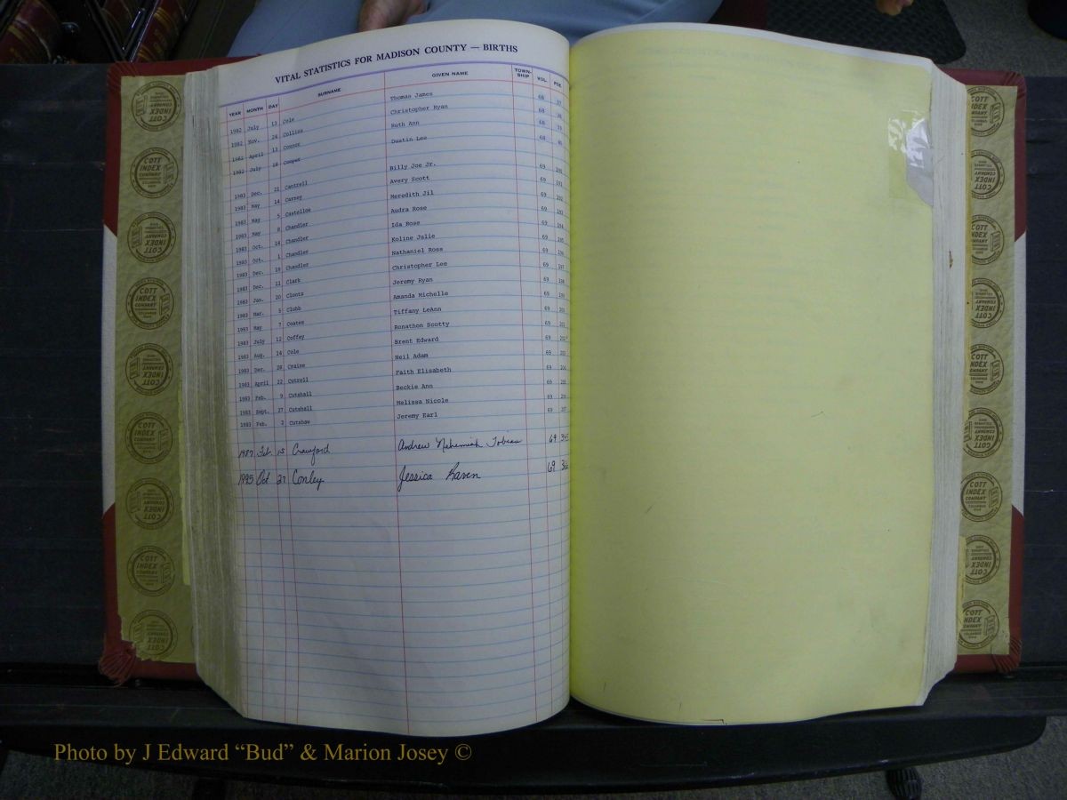 Madison Births, Delayed  + Book 1, A-K 324.JPG