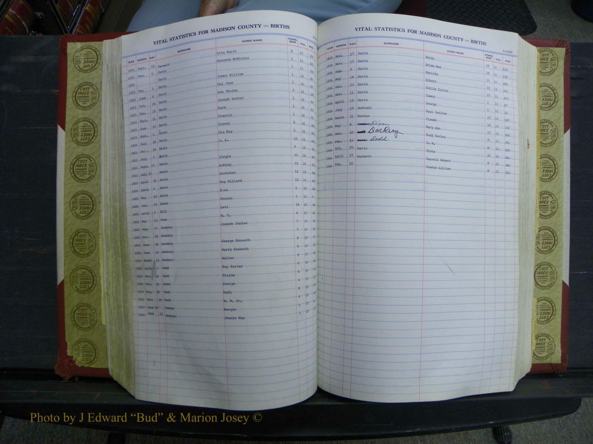 Madison Births, Delayed  + Book 1, A-K 331.JPG