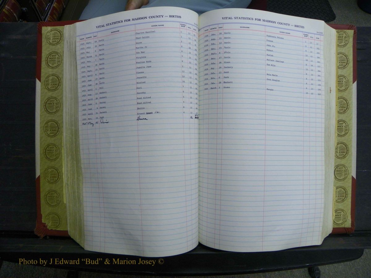 Madison Births, Delayed  + Book 1, A-K 332.JPG