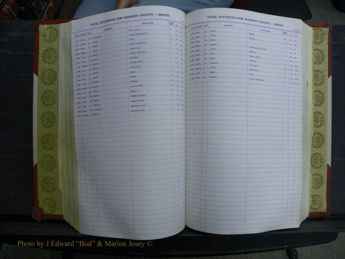 Madison Births, Delayed  + Book 1, A-K 340.JPG