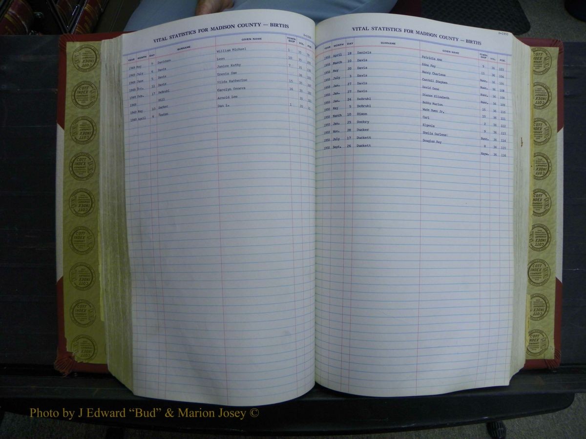 Madison Births, Delayed  + Book 1, A-K 345.JPG