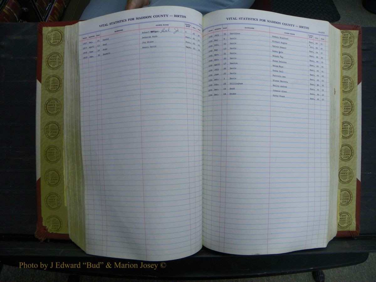 Madison Births, Delayed  + Book 1, A-K 348.JPG