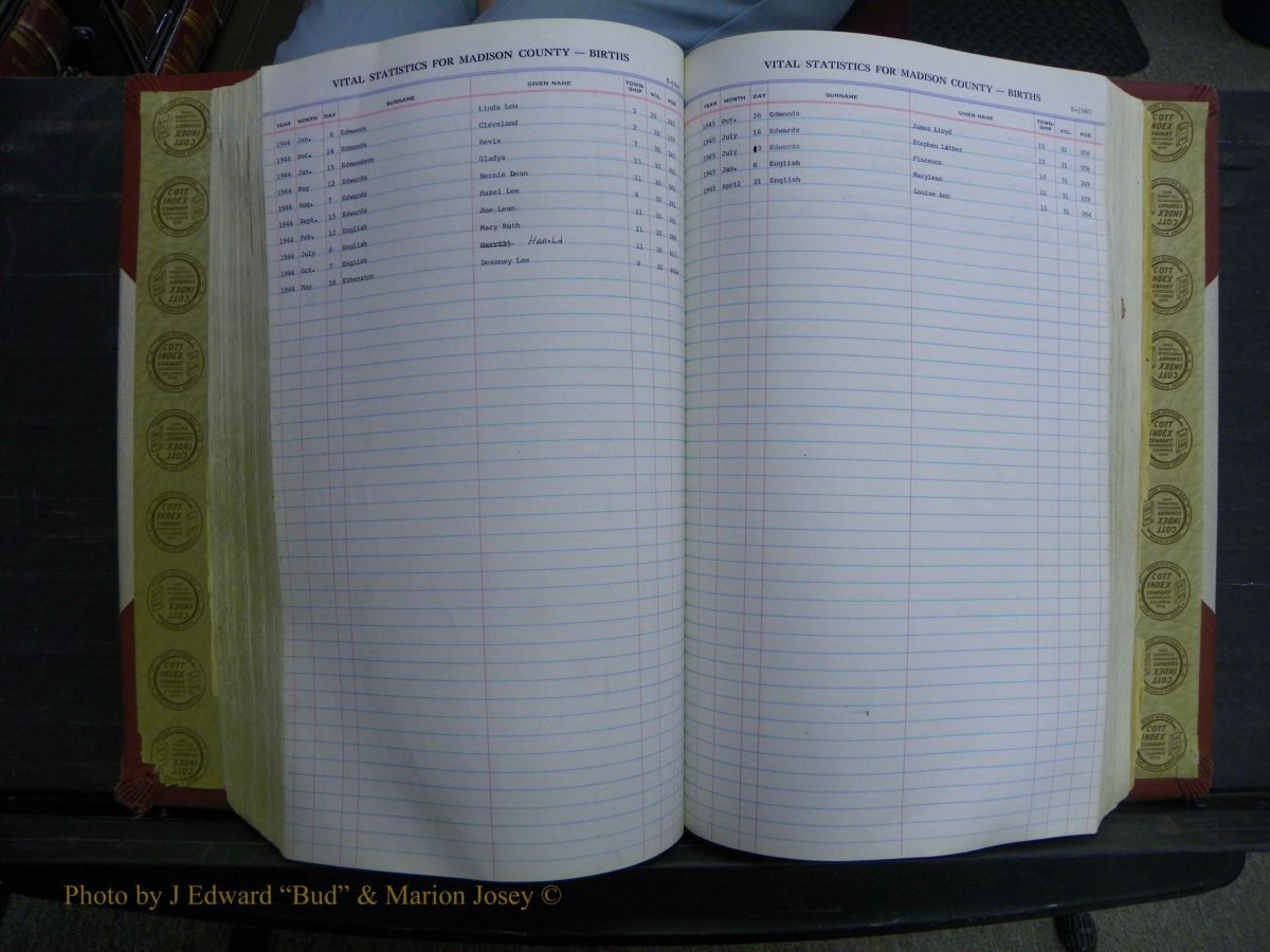 Madison Births, Delayed  + Book 1, A-K 371.JPG