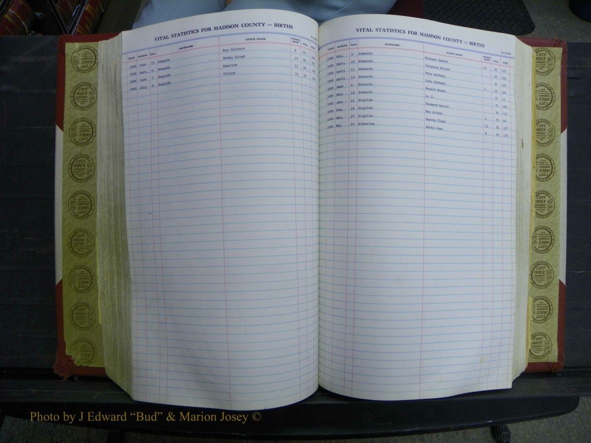 Madison Births, Delayed  + Book 1, A-K 373.JPG