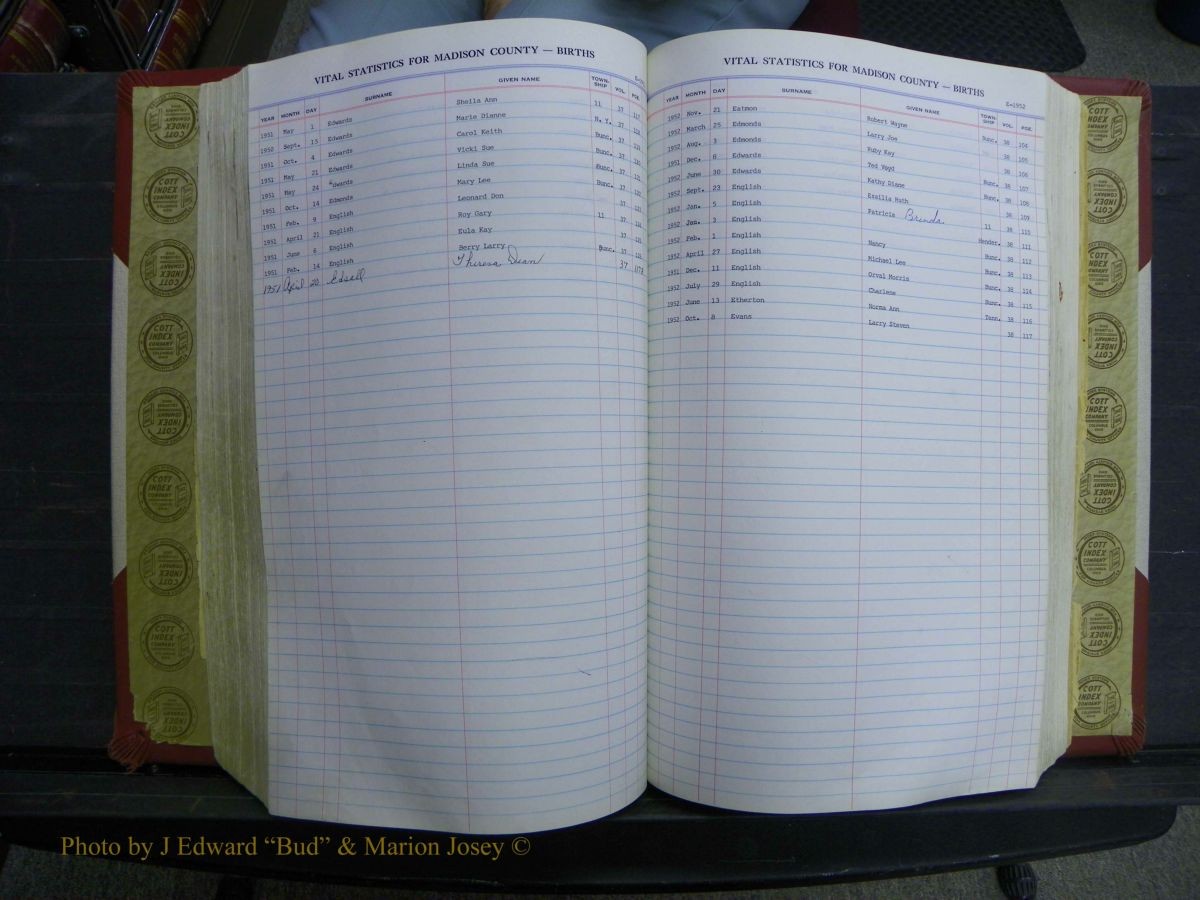 Madison Births, Delayed  + Book 1, A-K 376.JPG