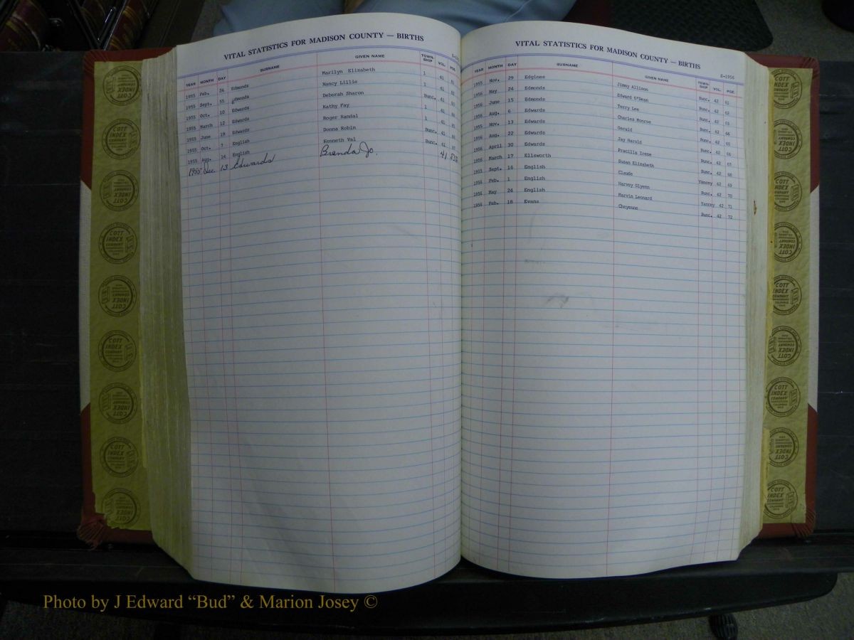 Madison Births, Delayed  + Book 1, A-K 377.JPG