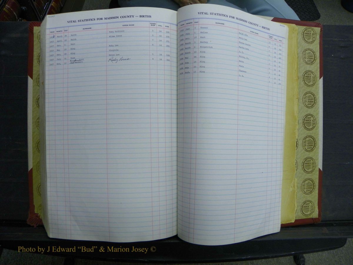 Madison Births, Delayed  + Book 1, A-K 543.JPG