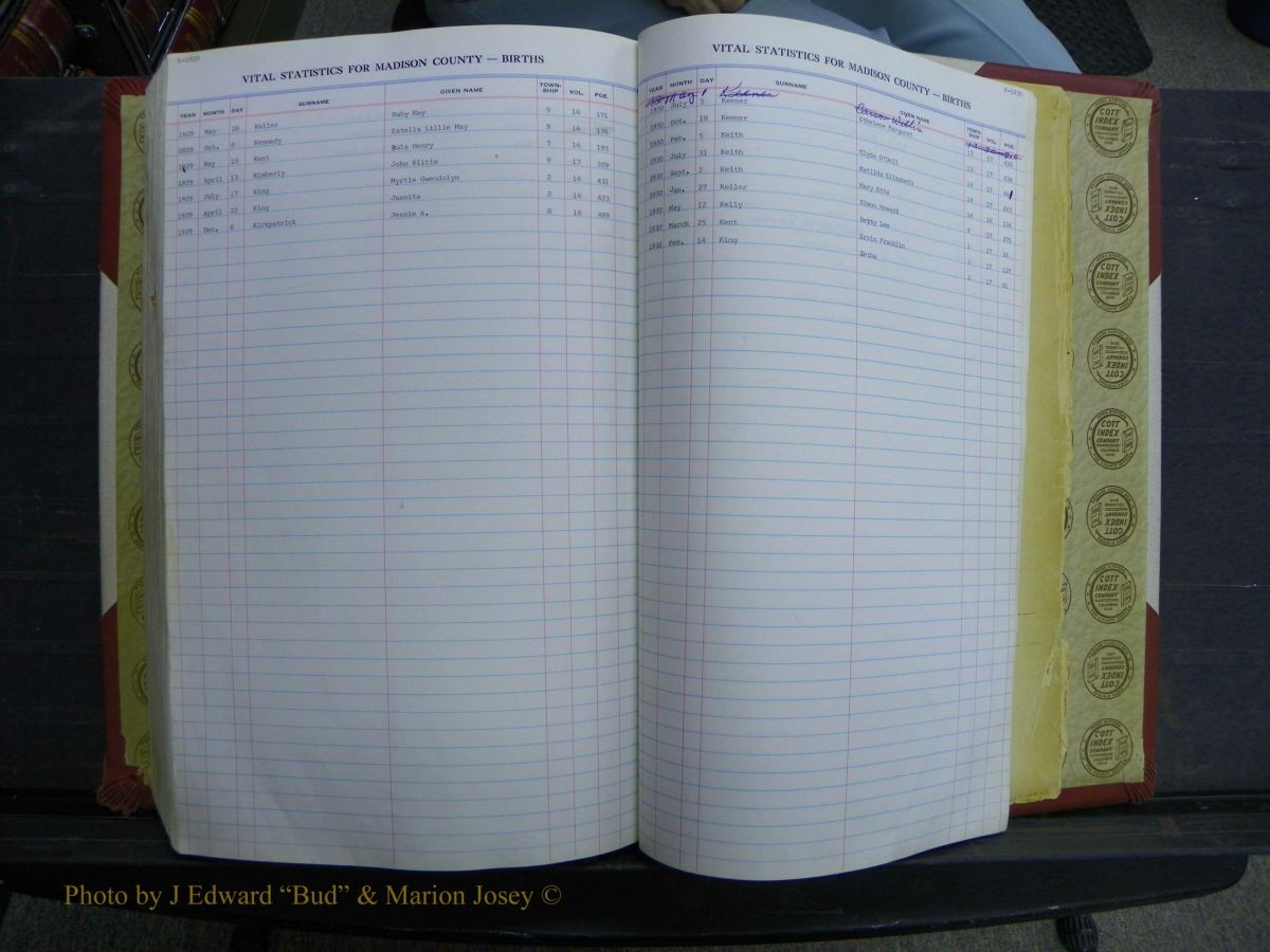 Madison Births, Delayed  + Book 1, A-K 544.JPG