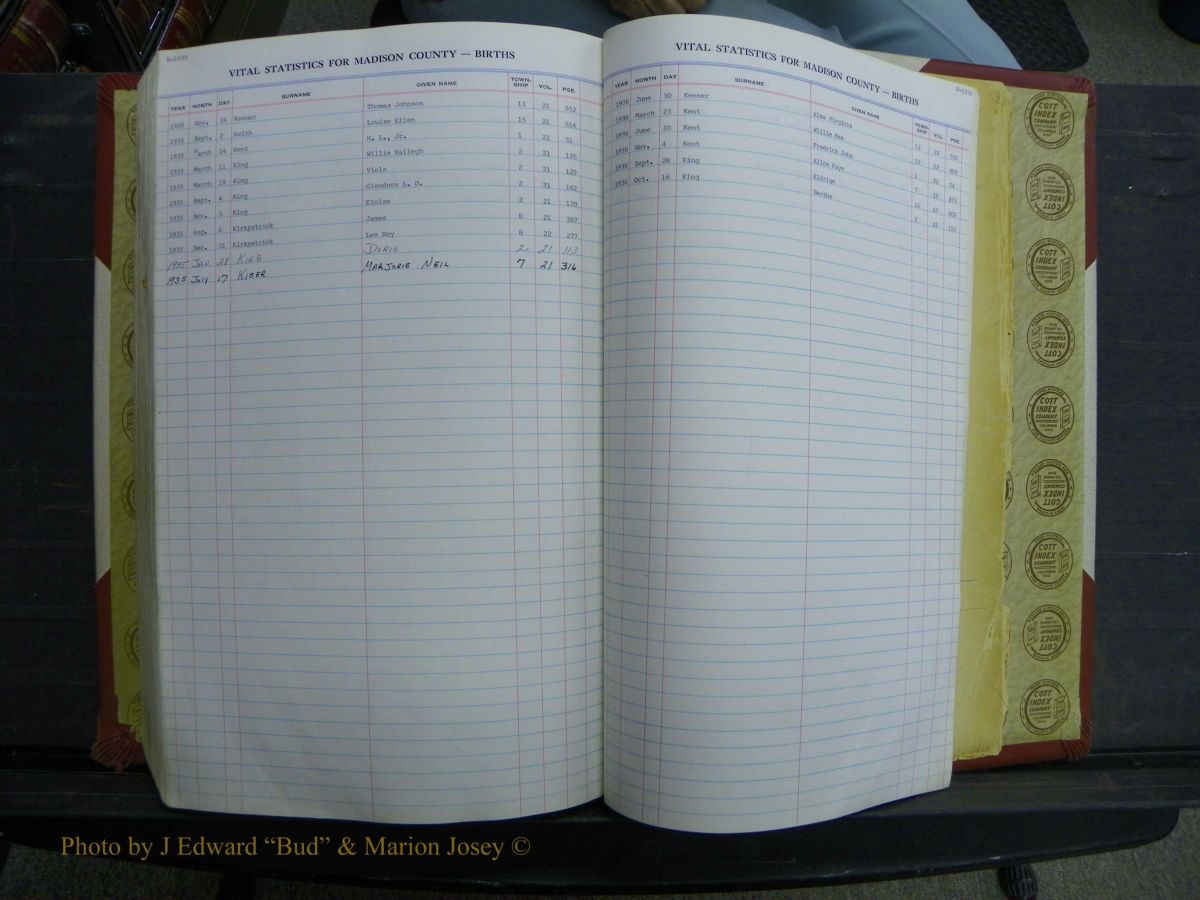 Madison Births, Delayed  + Book 1, A-K 547.JPG