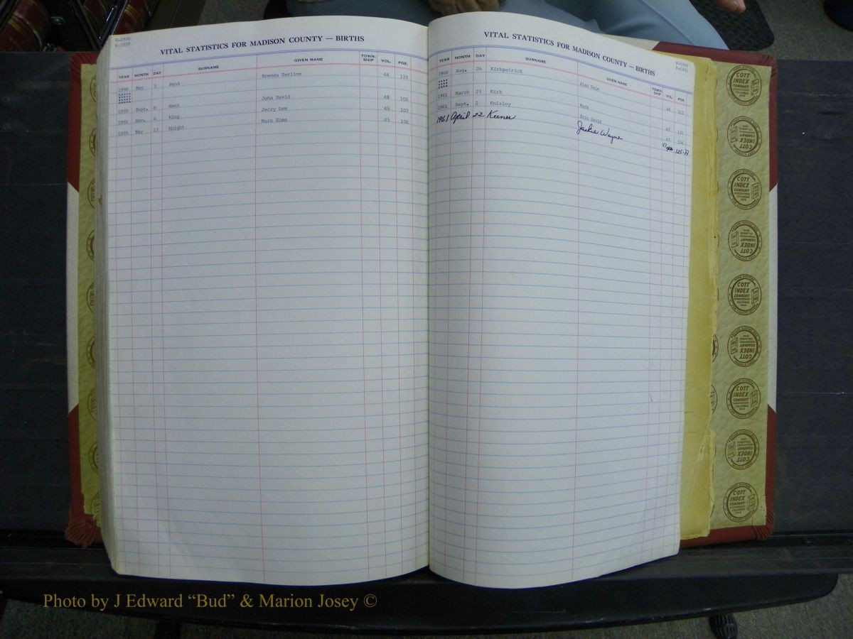 Madison Births, Delayed  + Book 1, A-K 558.JPG