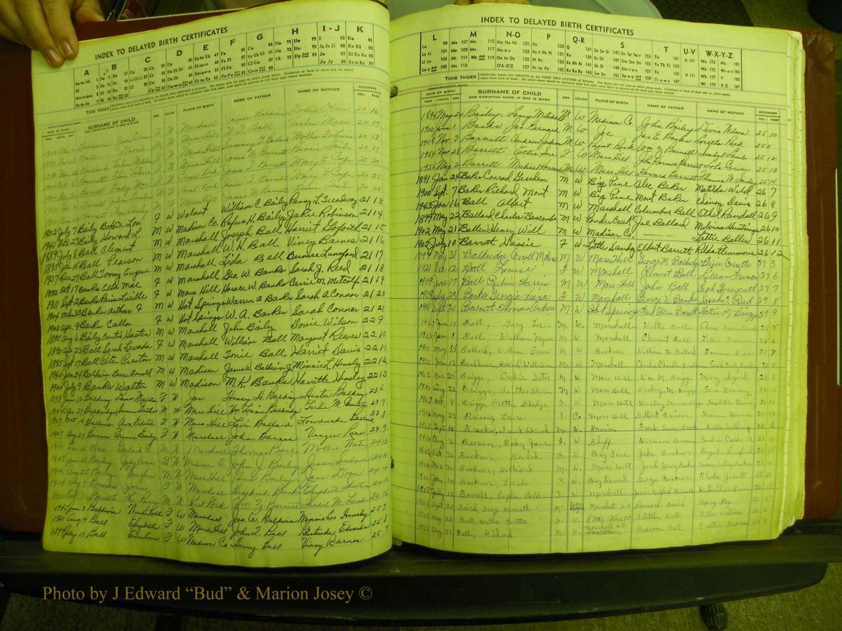 Madison Births, Delayed  + Book 1, A-K 012.JPG