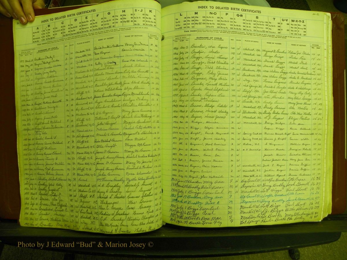 Madison Births, Delayed  + Book 1, A-K 021.JPG
