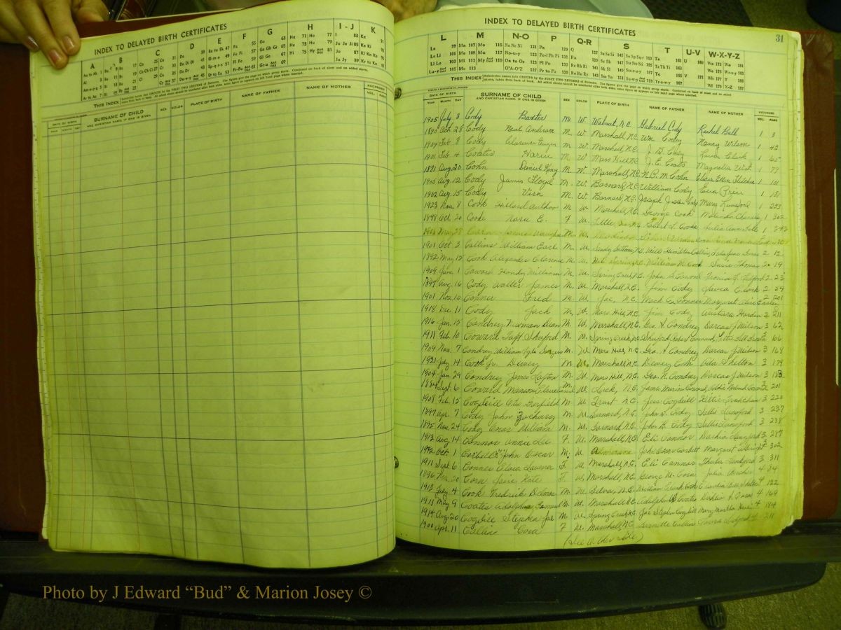 Madison Births, Delayed  + Book 1, A-K 038.JPG