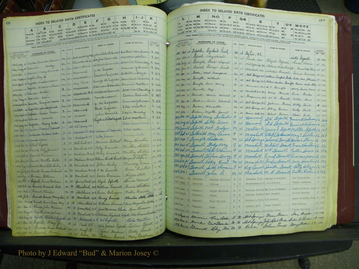Madison Births, Delayed  + Book 1, A-K 073.JPG