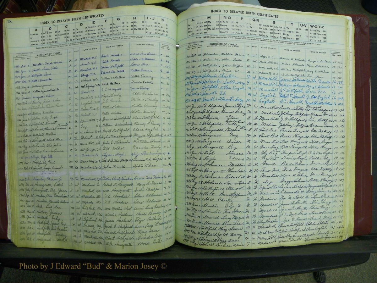 Madison Births, Delayed  + Book 1, A-K 086.JPG