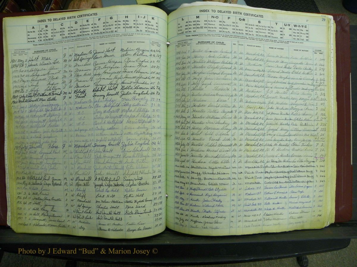 Madison Births, Delayed  + Book 1, A-K 087.JPG