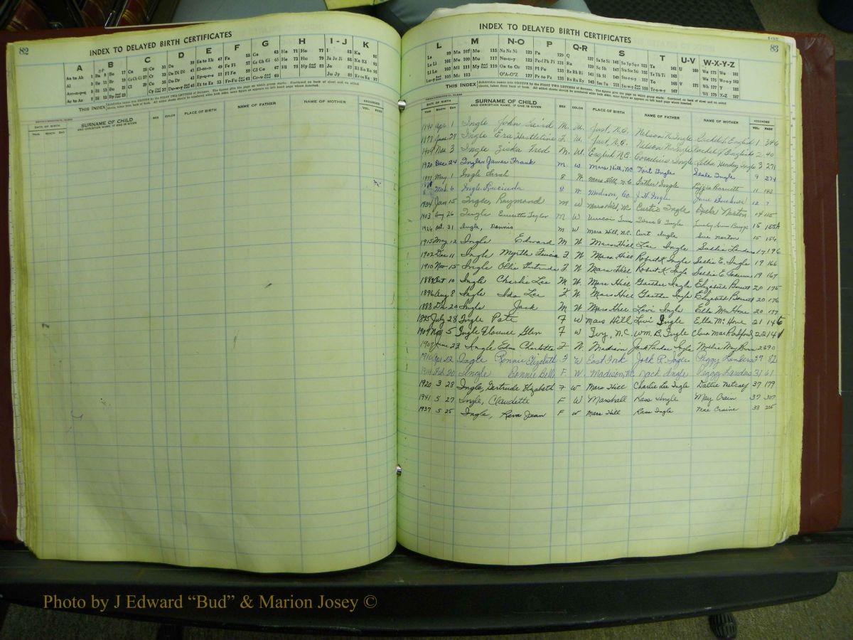 Madison Births, Delayed  + Book 1, A-K 090.JPG