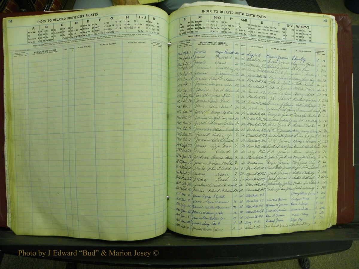 Madison Births, Delayed  + Book 1, A-K 091.JPG