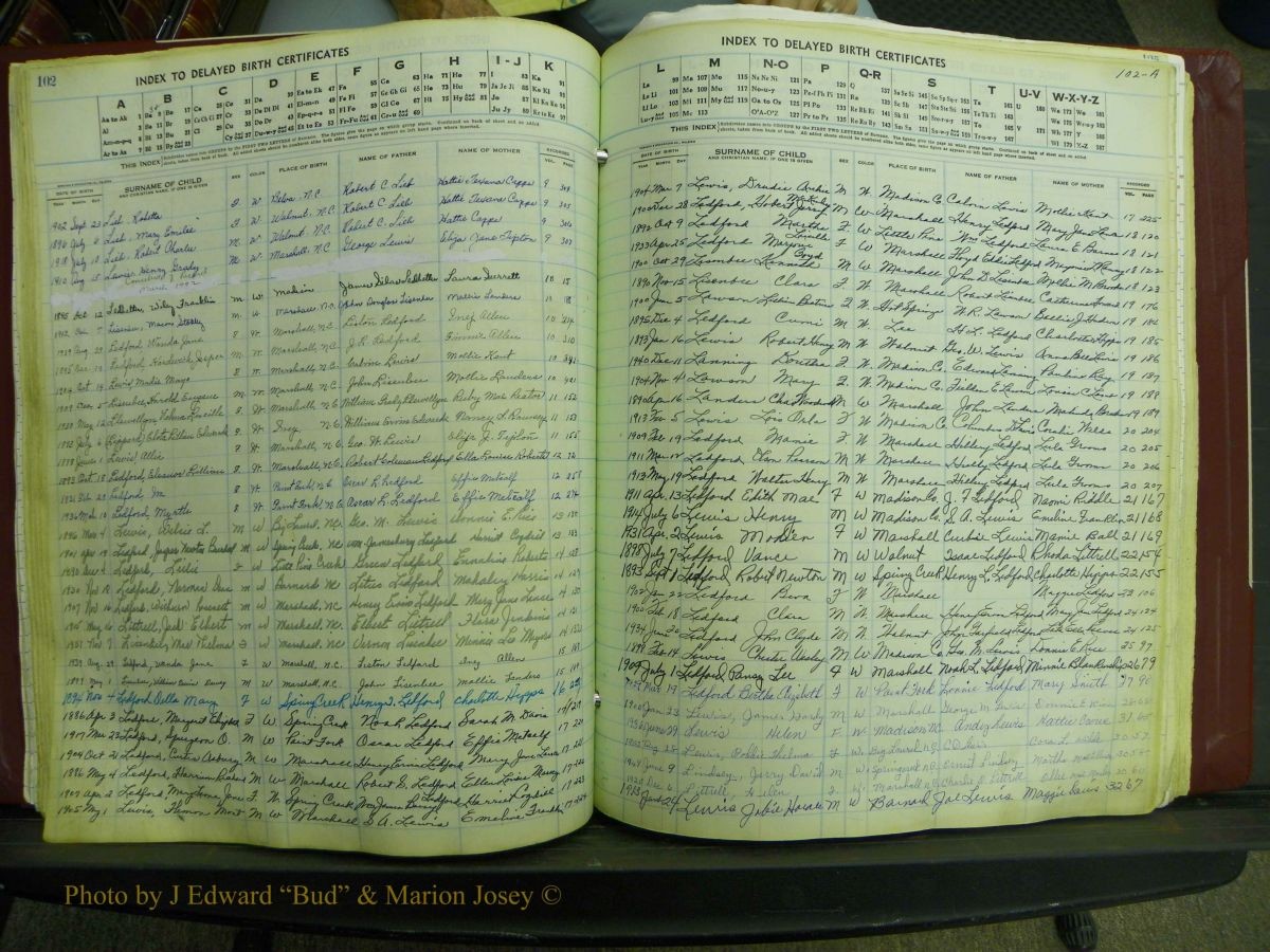 Madison Births, Delayed  + Book 1, A-K 103.JPG