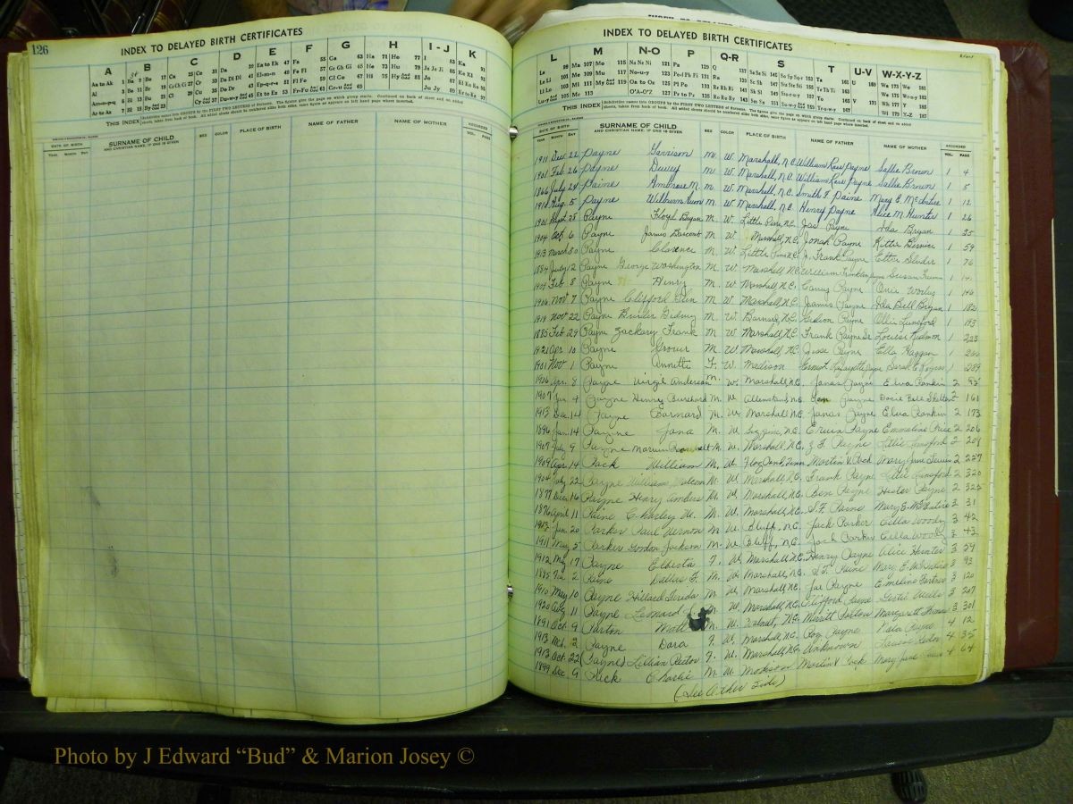 Madison Births, Delayed  + Book 1, A-K 124.JPG