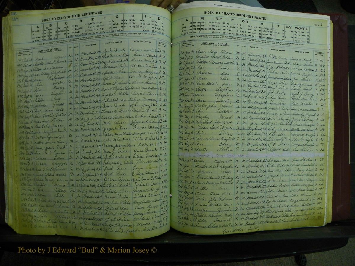 Madison Births, Delayed  + Book 1, A-K 141.JPG