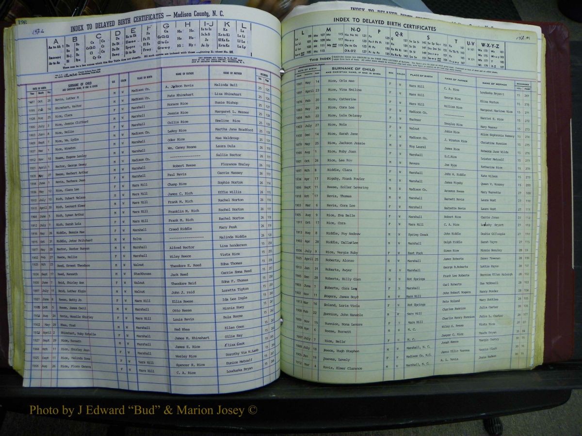 Madison Births, Delayed  + Book 1, A-K 147.JPG