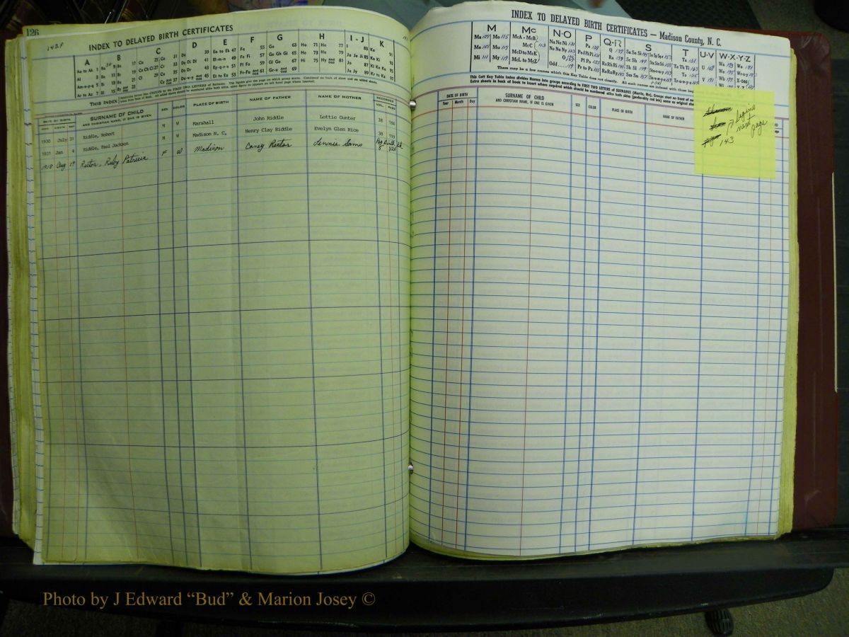 Madison Births, Delayed  + Book 1, A-K 148.JPG
