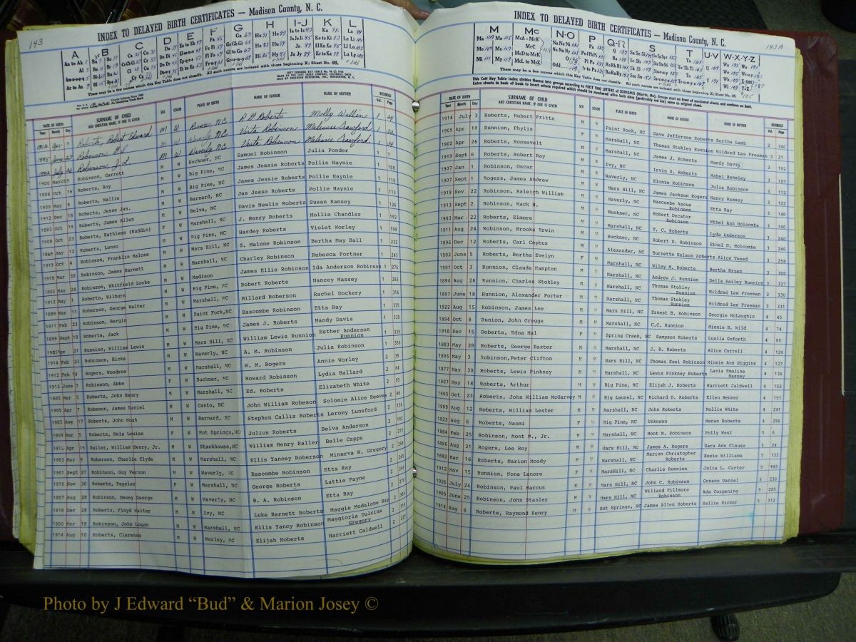 Madison Births, Delayed  + Book 1, A-K 151.JPG