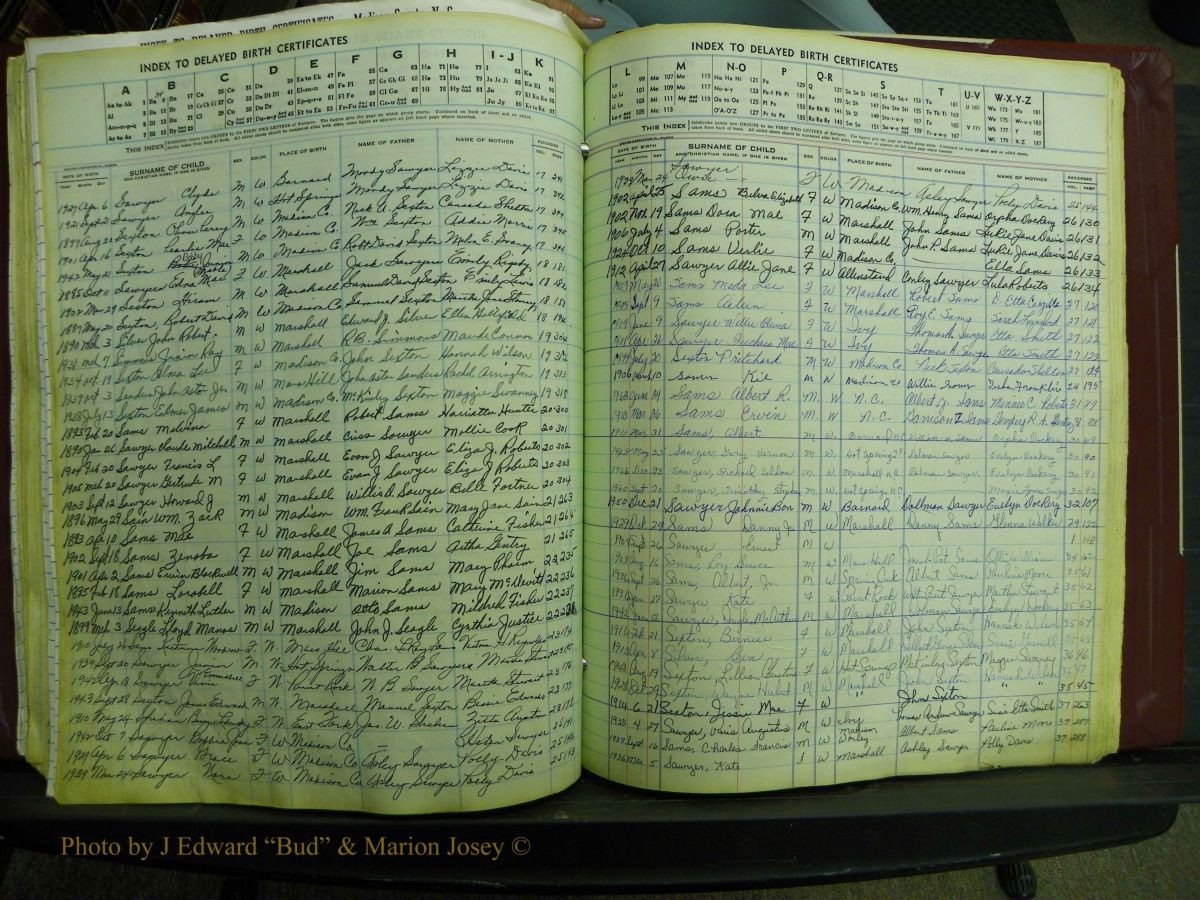 Madison Births, Delayed  + Book 1, A-K 158.JPG