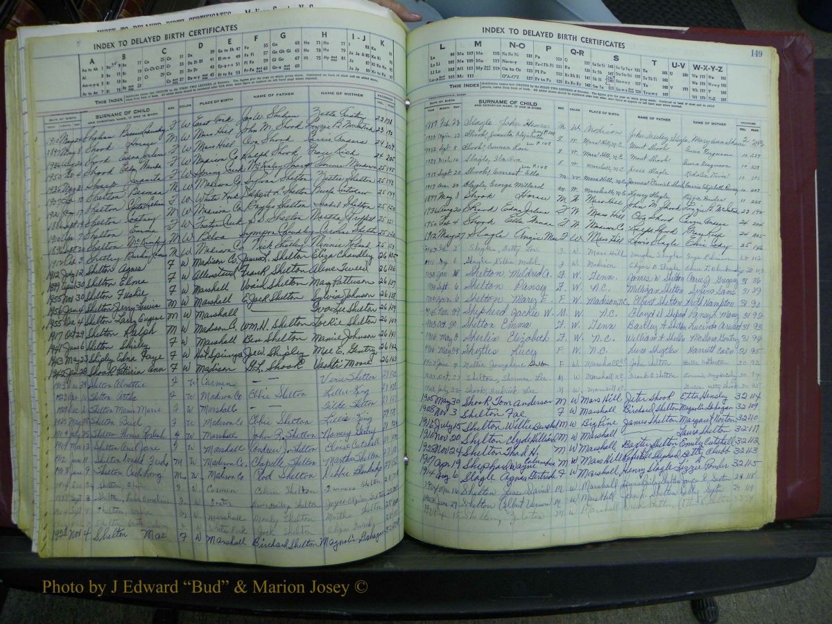 Madison Births, Delayed  + Book 1, A-K 165.JPG