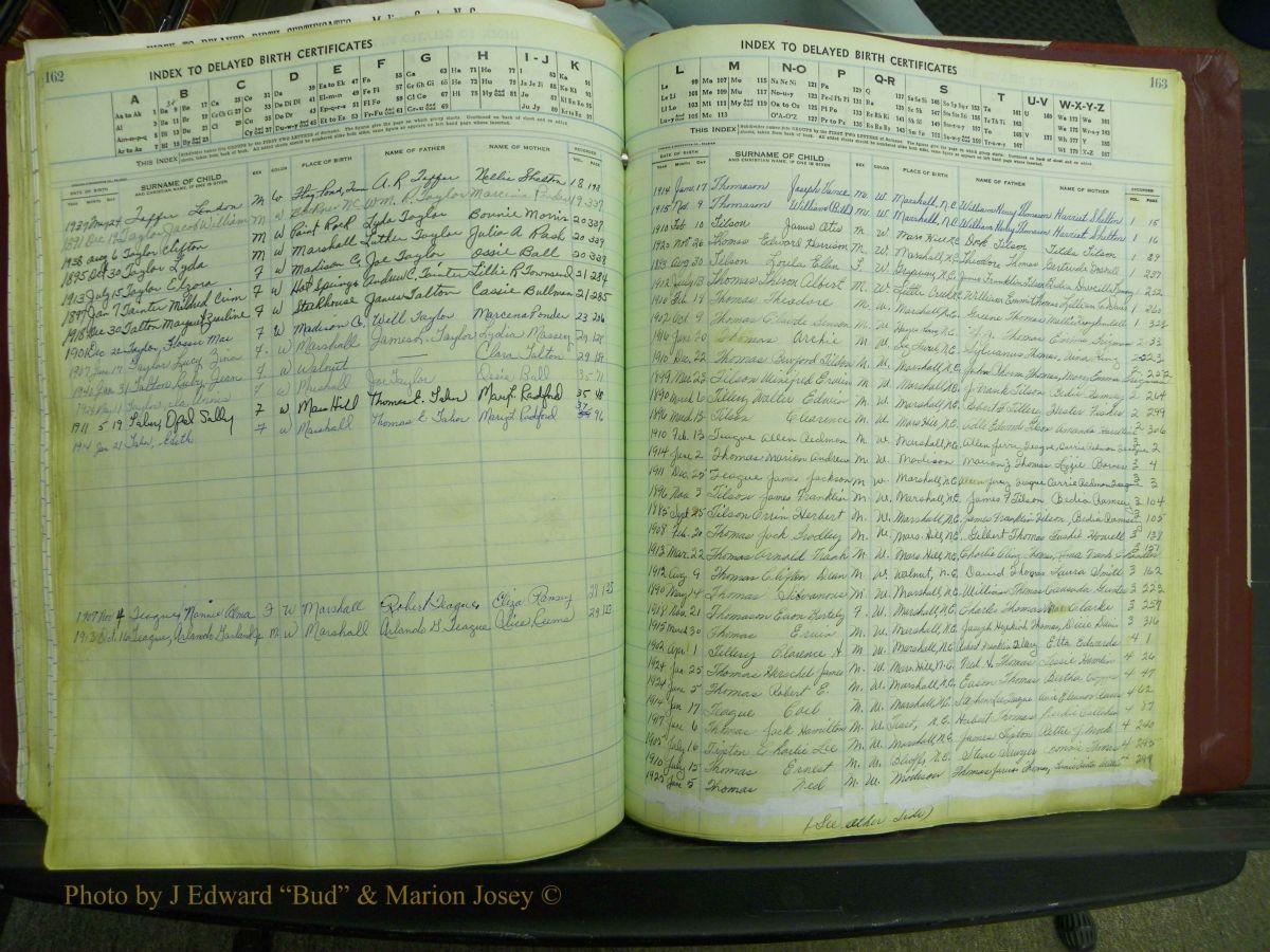 Madison Births, Delayed  + Book 1, A-K 174.JPG