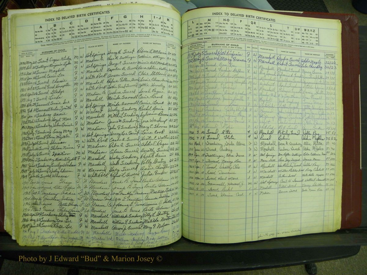 Madison Births, Delayed  + Book 1, A-K 181.JPG