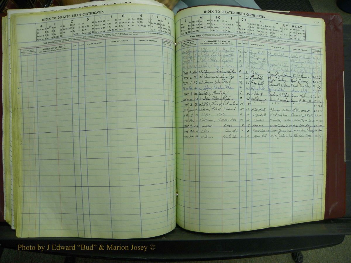 Madison Births, Delayed  + Book 1, A-K 190.JPG