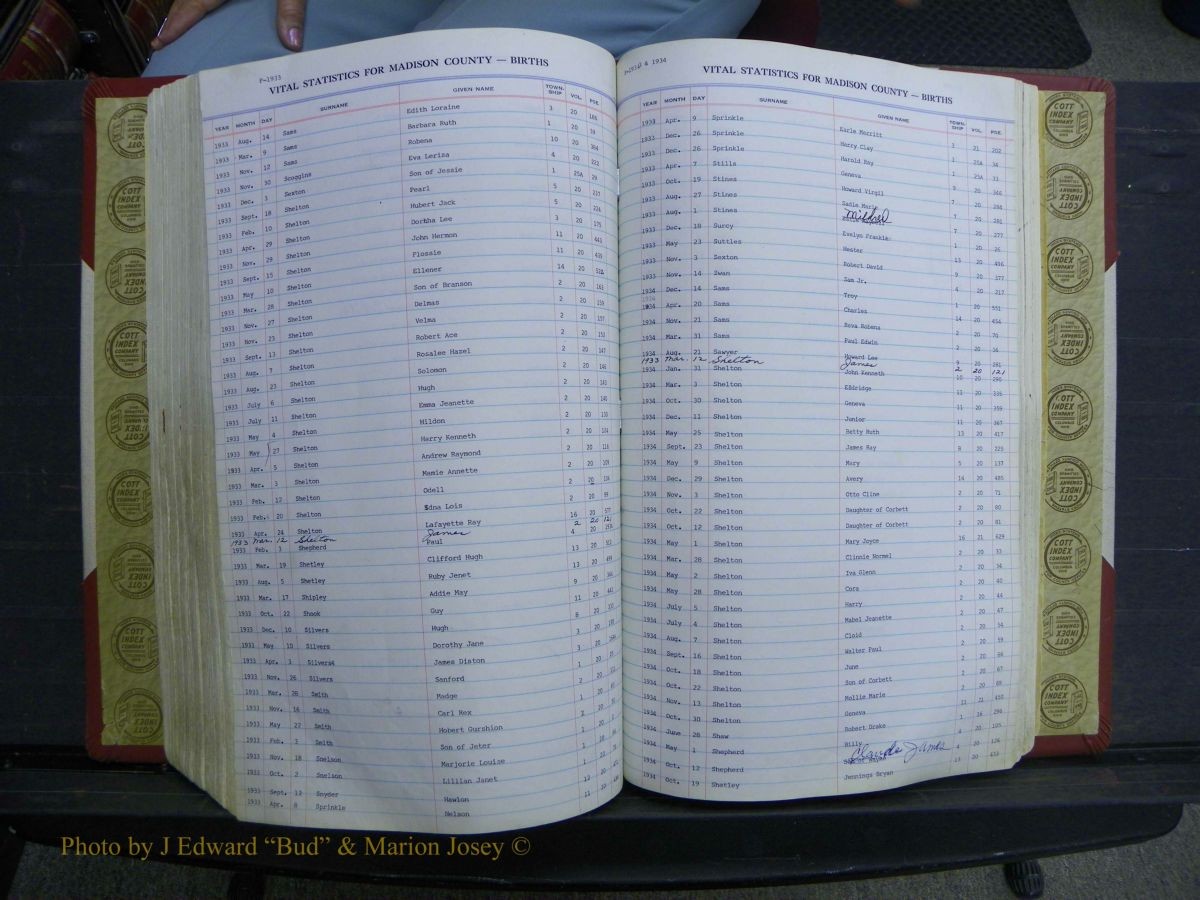 Madison Births & Deaths, Book 2, L-Z, + Delayed Book 2 231.JPG