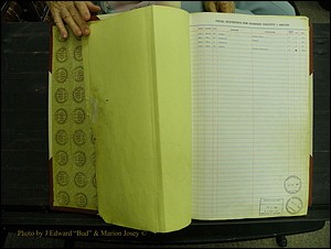 Madison Births & Deaths, Book 2, L-Z, + Delayed Book 2 002.JPG