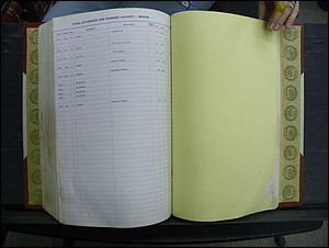 Madison Births & Deaths, Book 2, L-Z, + Delayed Book 2 280.JPG