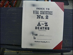 Madison Births & Deaths, Book 2, L-Z, + Delayed Book 2 685.JPG