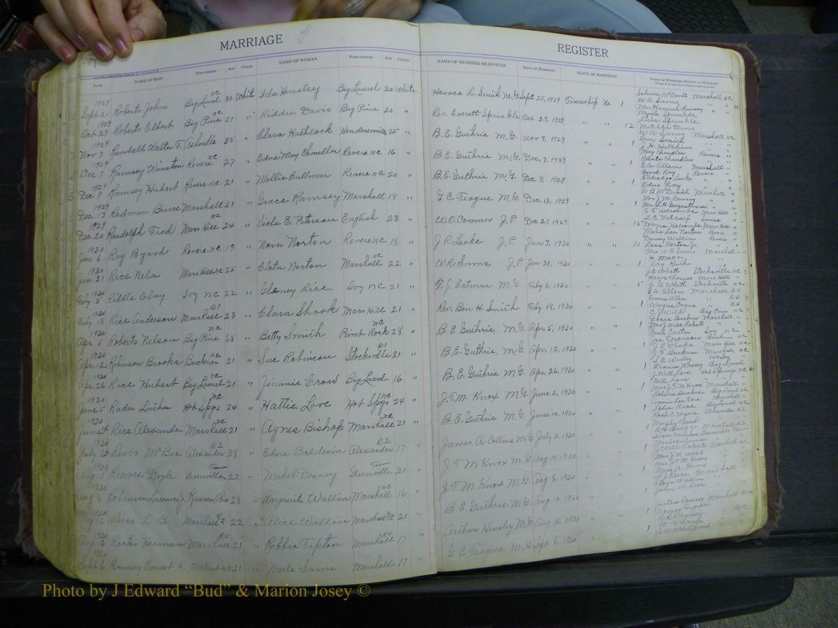 Madison Marriages, 1850-1980 316.JPG