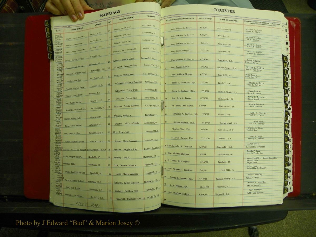 Madison Marriages, 1980-1999 241.JPG