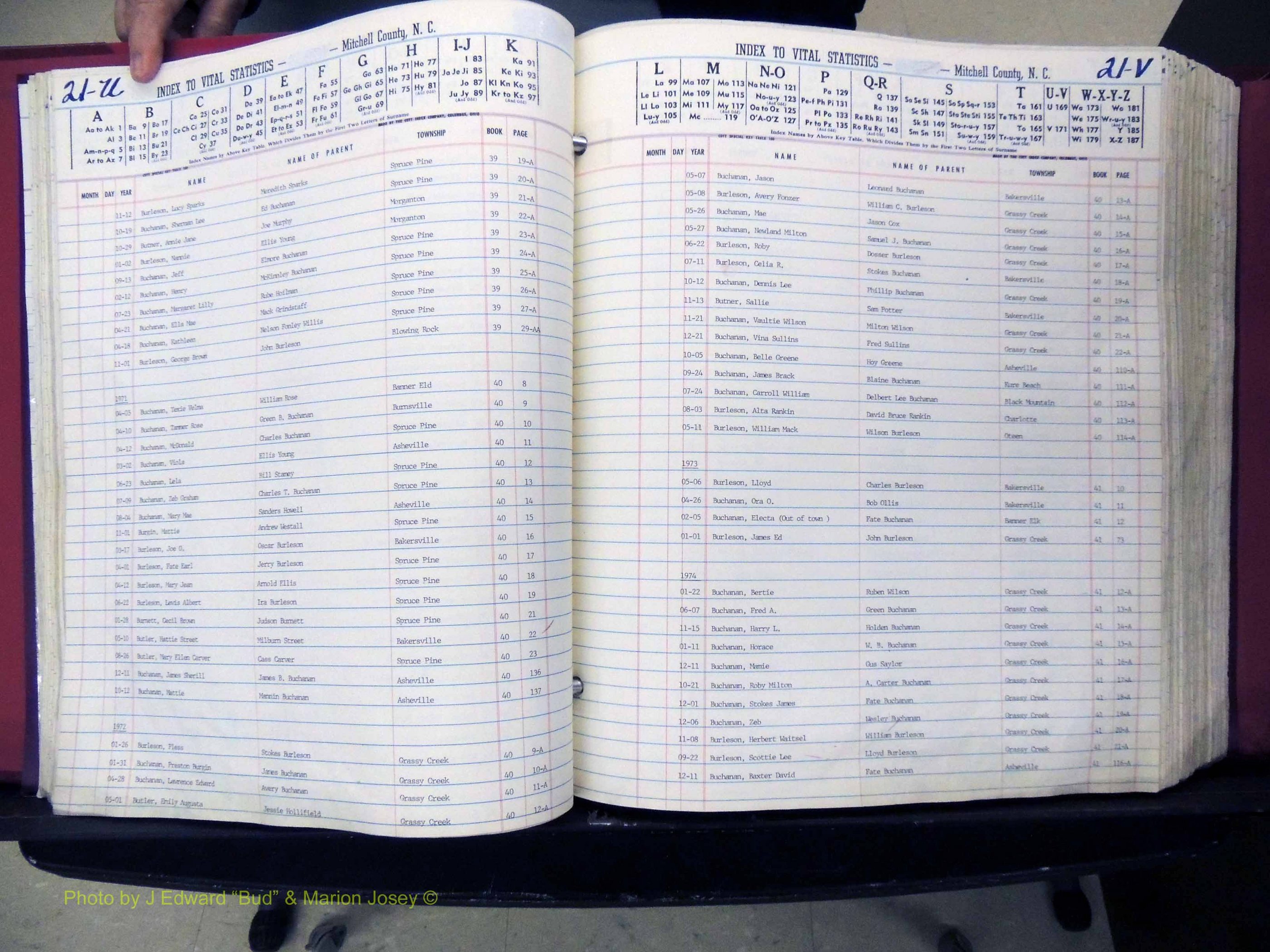 Mitchell Co, NC, Deaths, A-Z, 1913-1999 (142).JPG