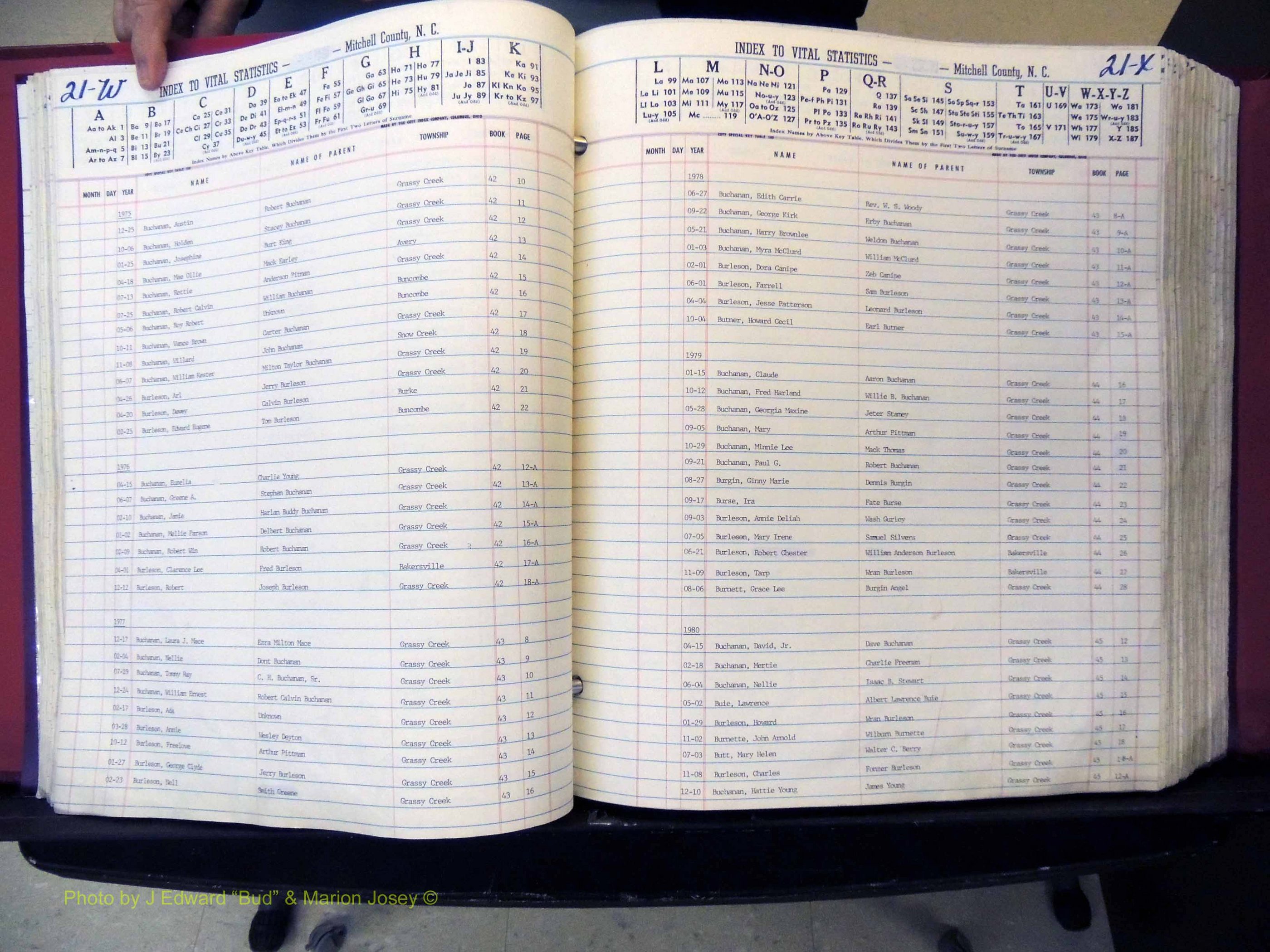 Mitchell Co, NC, Deaths, A-Z, 1913-1999 (143).JPG