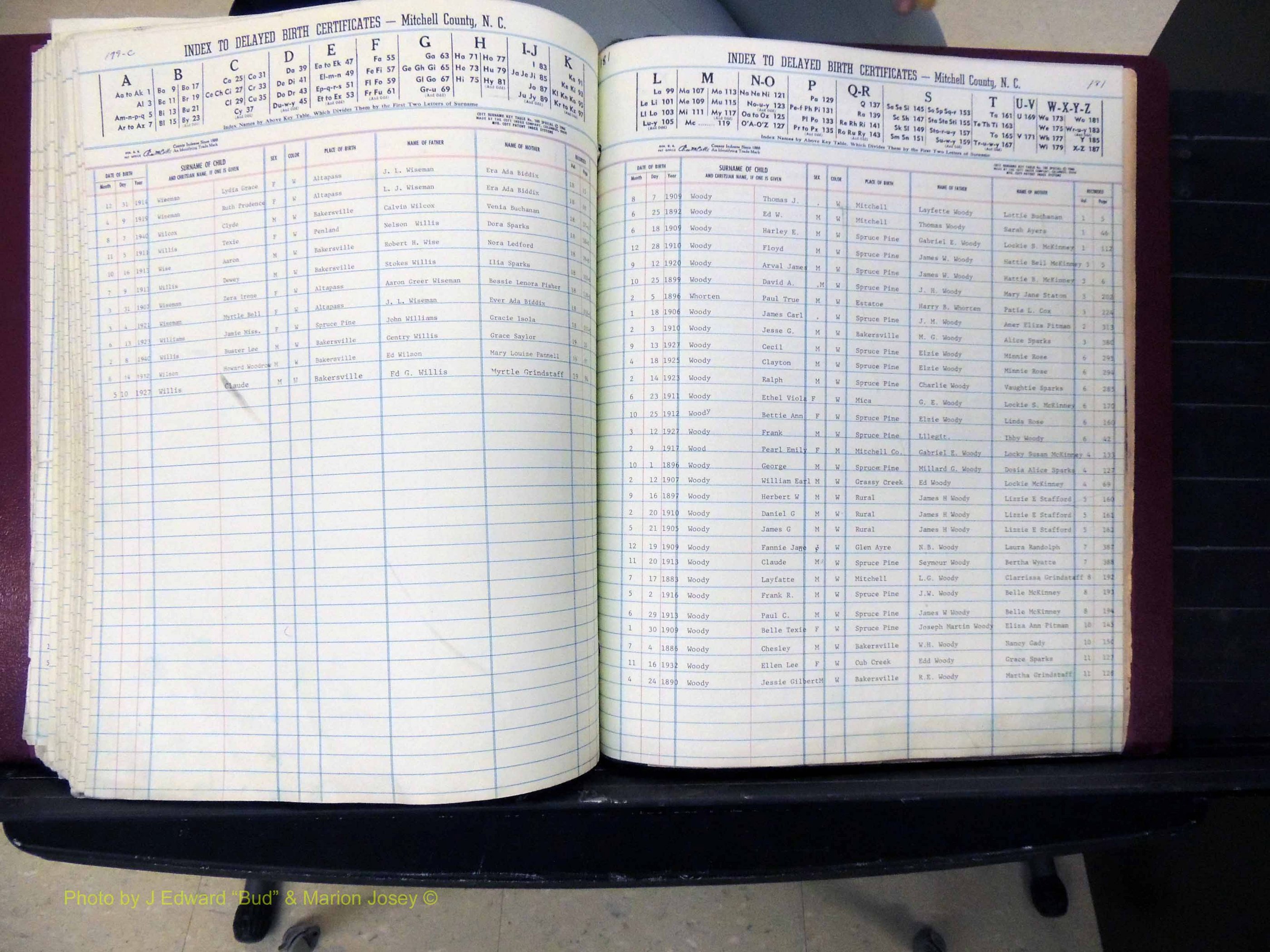 Mitchell Co, NC, Delayed Births (218).JPG