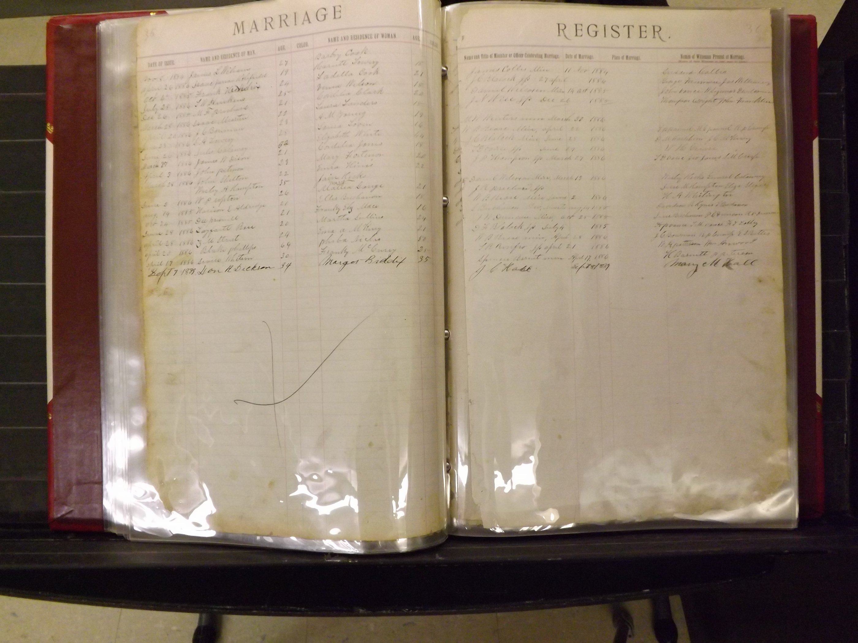 Mitchell Co, NC, Marriages, A-Z, 1861-1902 (118).JPG