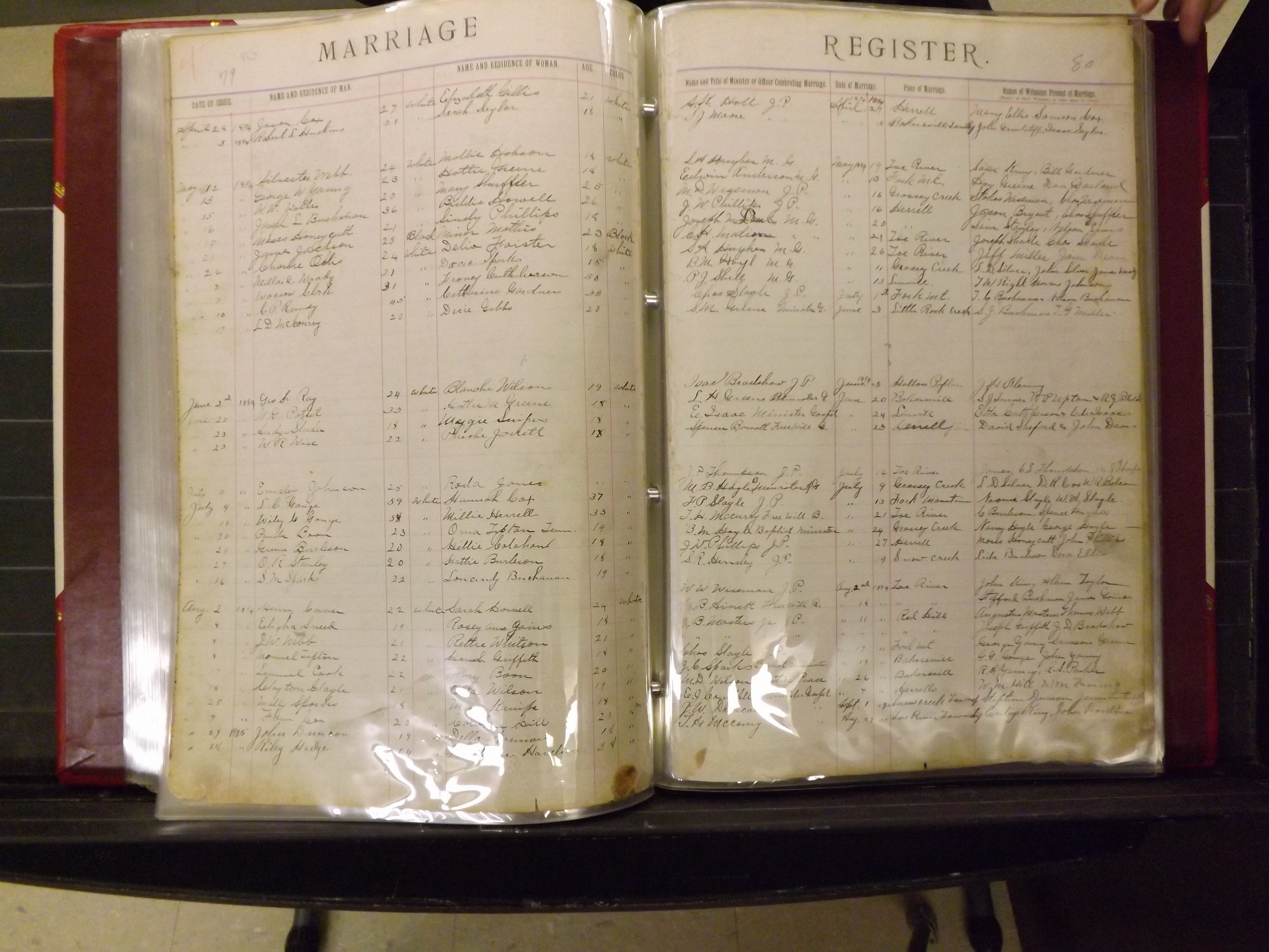 Mitchell Co, NC, Marriages, A-Z, 1861-1902 (139).JPG