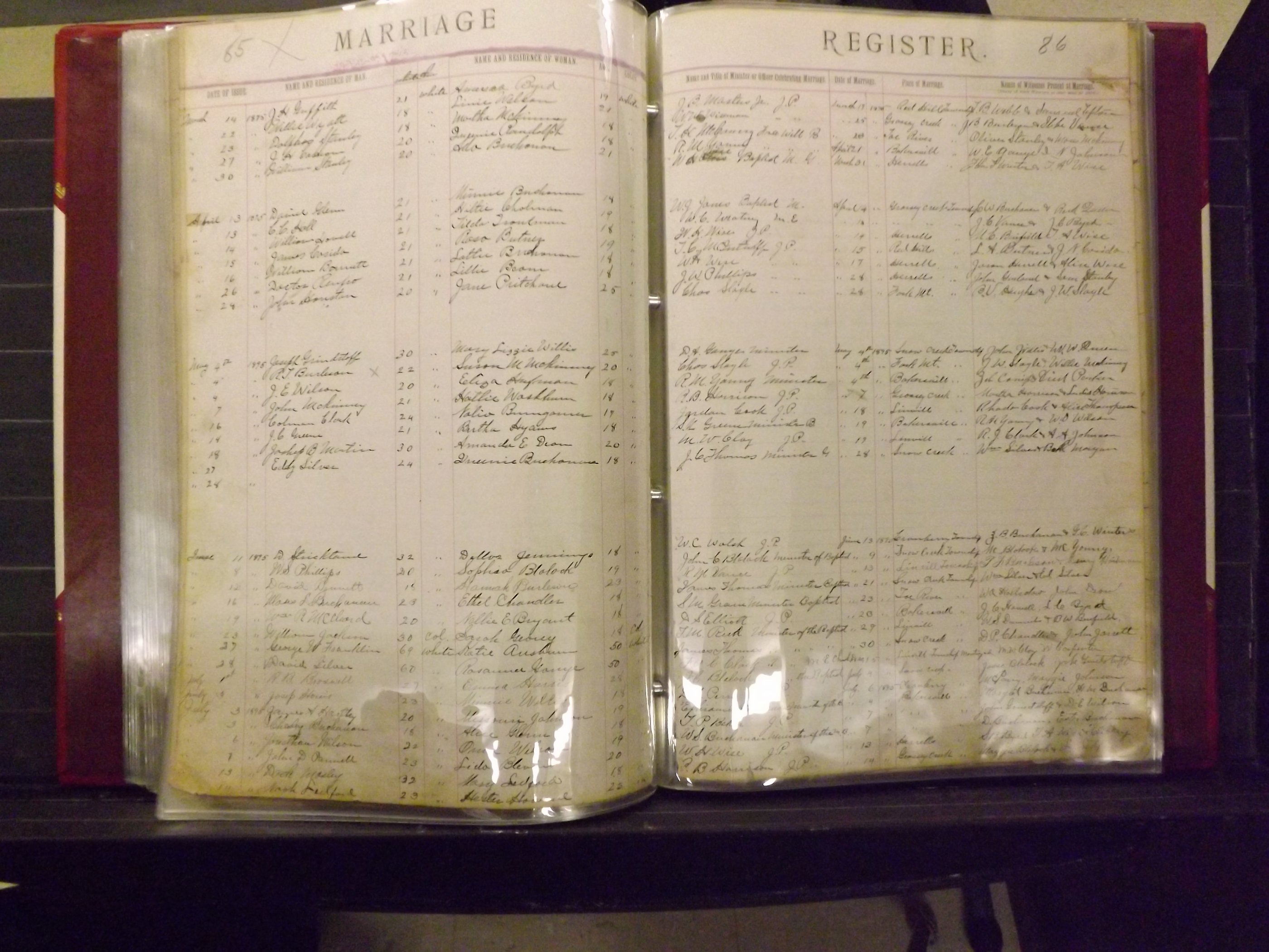 Mitchell Co, NC, Marriages, A-Z, 1861-1902 (142).JPG