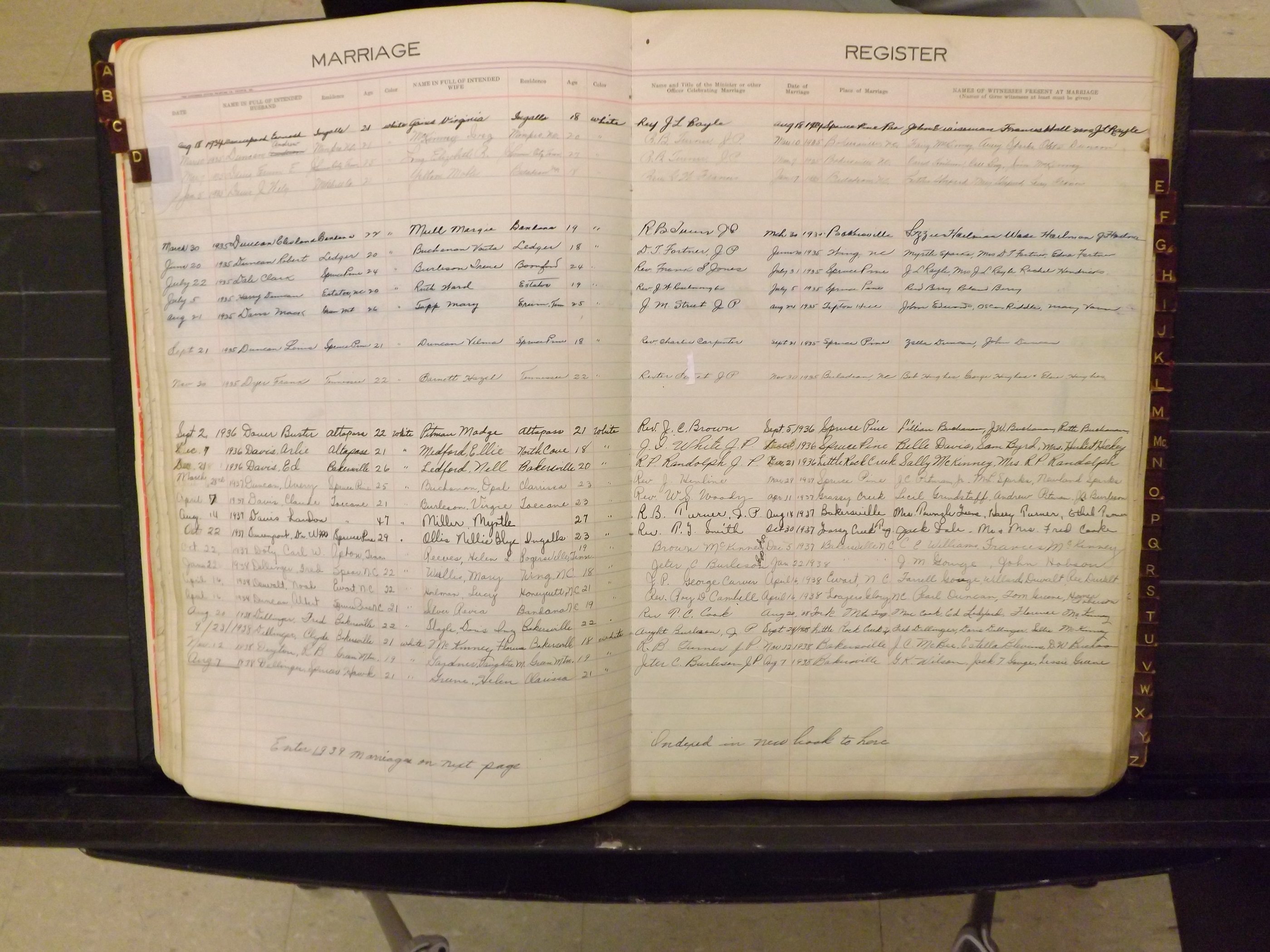 Mitchell Co, NC, Marriages, A-Z, 1935-1959 (119).JPG
