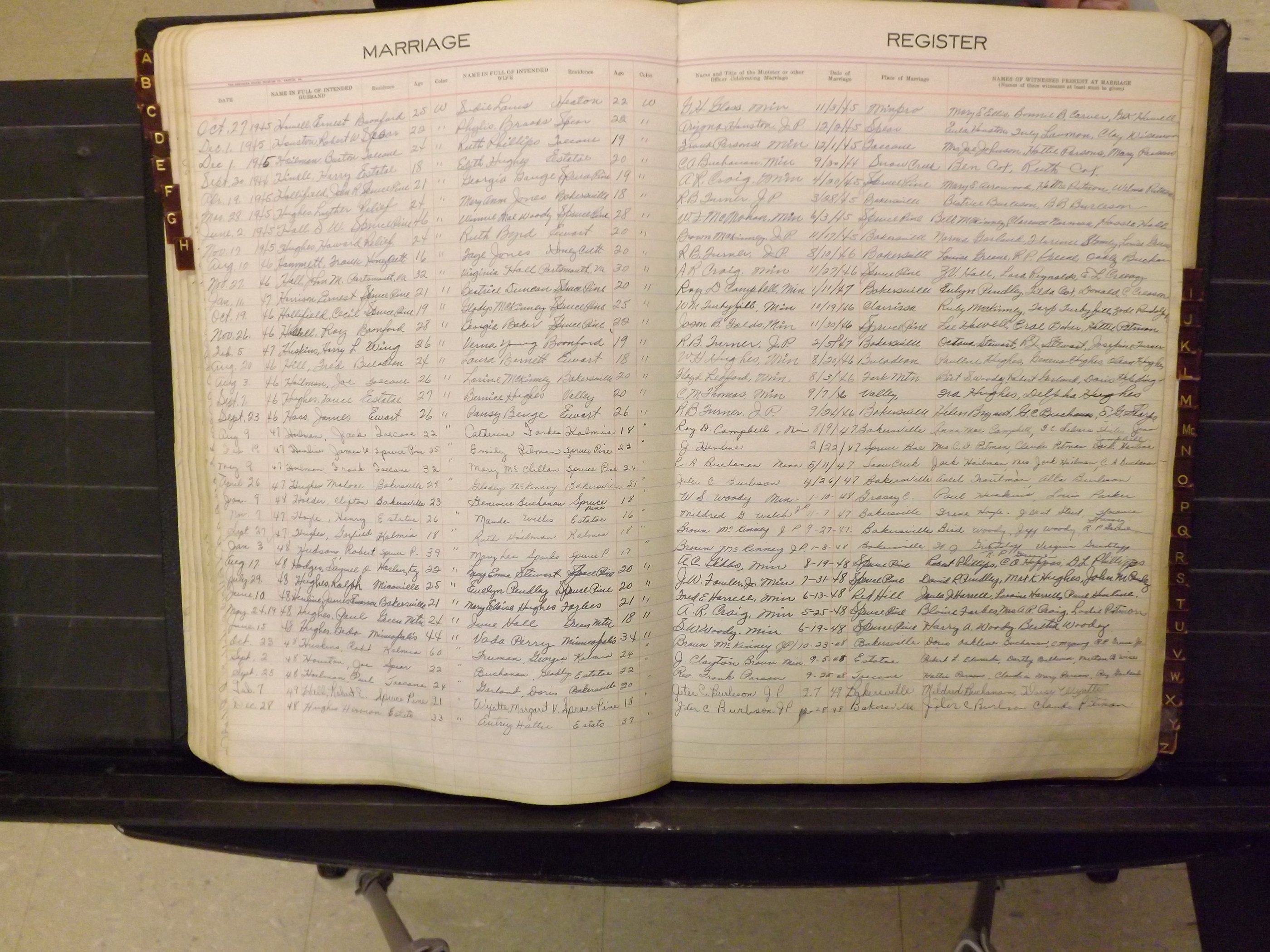 Mitchell Co, NC, Marriages, A-Z, 1935-1959 (137).JPG