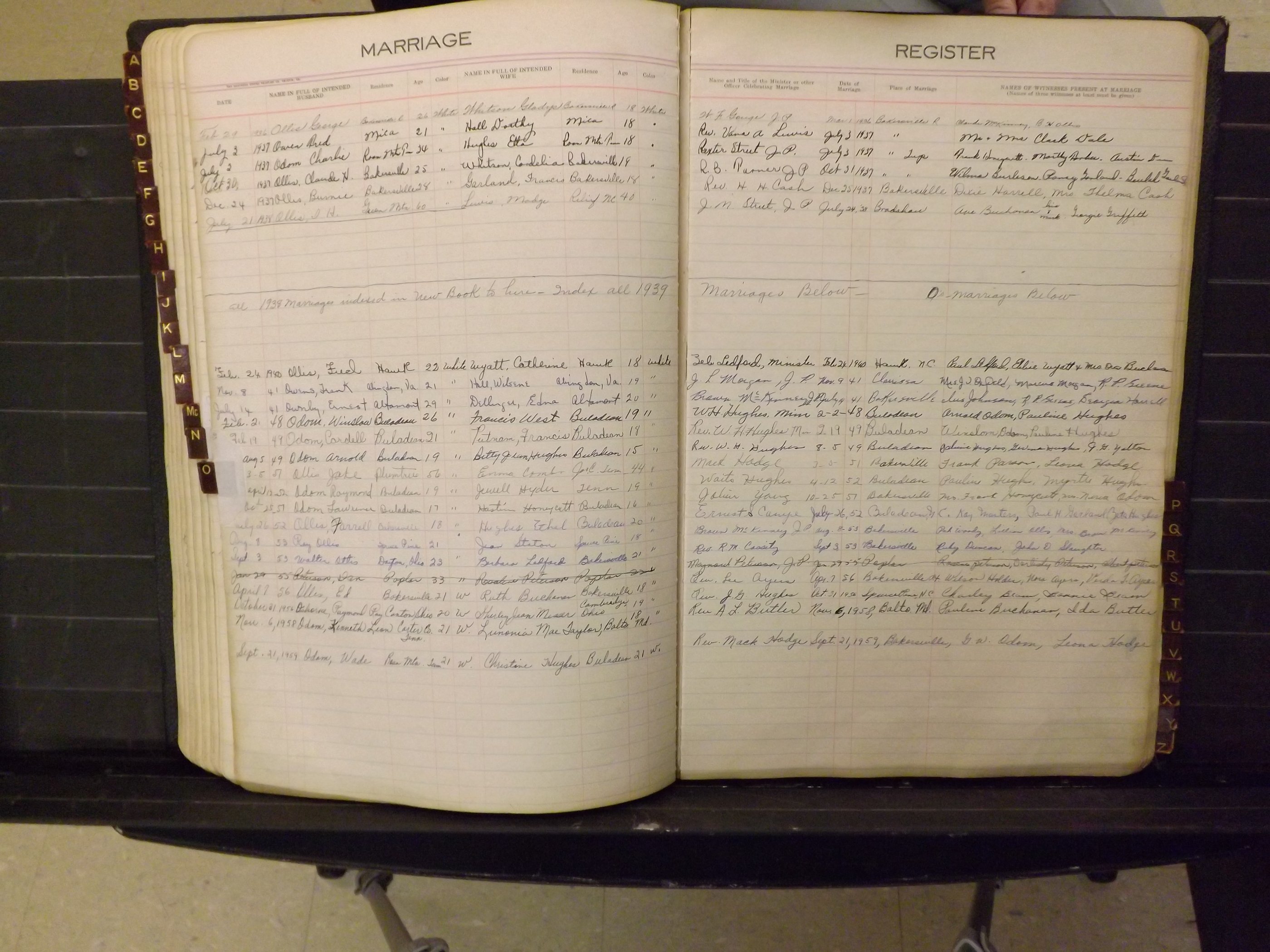Mitchell Co, NC, Marriages, A-Z, 1935-1959 (157).JPG