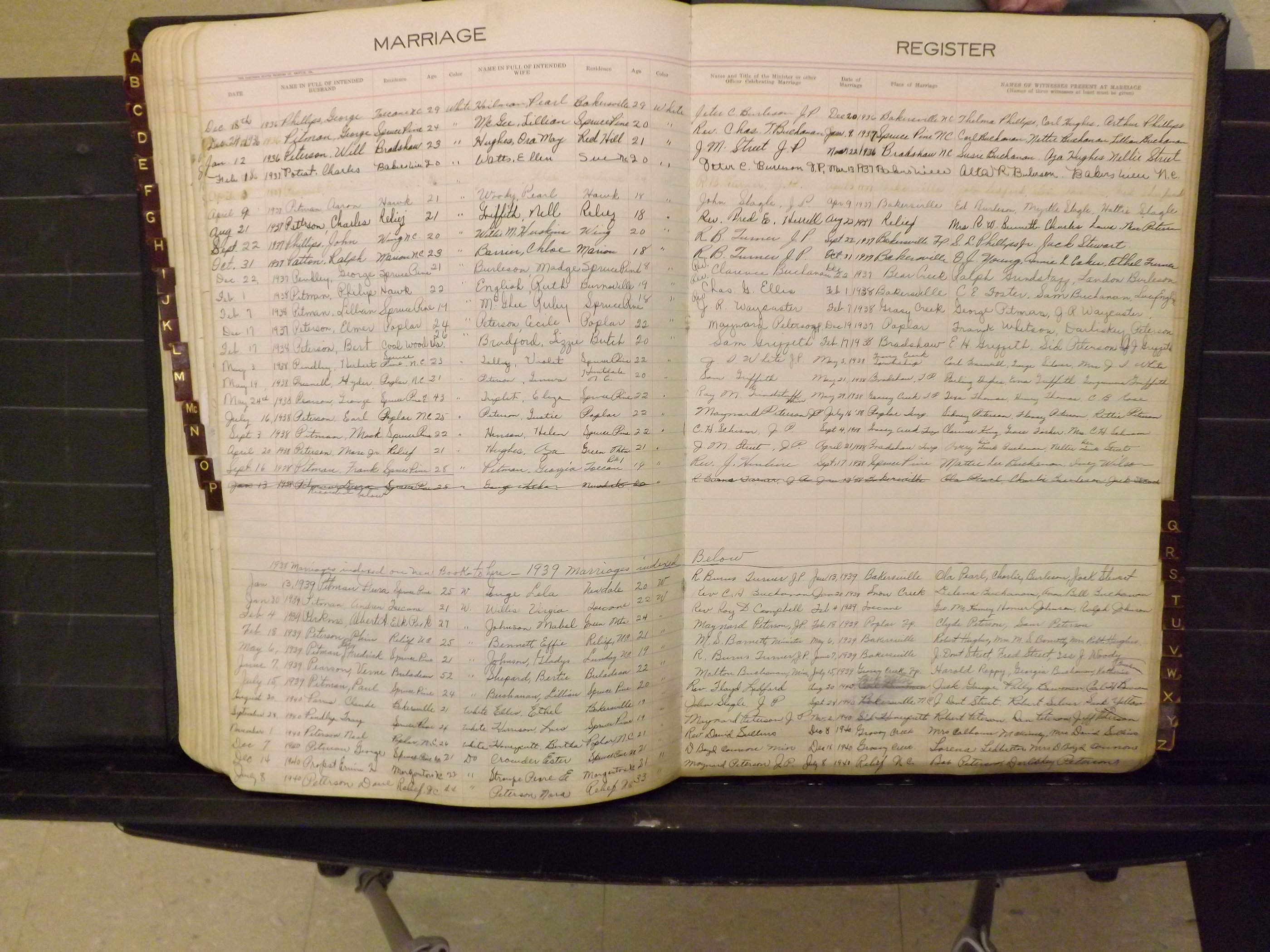 Mitchell Co, NC, Marriages, A-Z, 1935-1959 (159).JPG